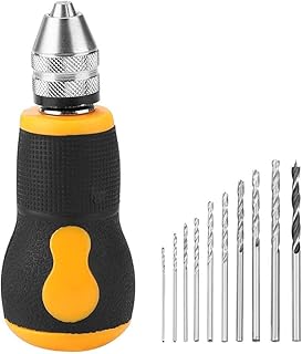 Perceuse à main, ensemble d'outils portables, mini perceuse à main, 10 pièces