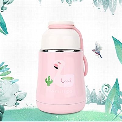 Jona 260 ml mode créative dessin animé flamant tasse étudiant portable pratique ventre