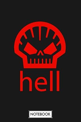 Logo hell shell porté par heath ledger carnet : 6 x 9 120