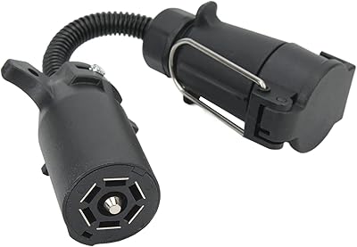 Adaptateur de prise 7 voies, connecteur à lame rv résistant aux chocs conçu