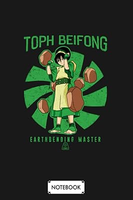 Cahier rétro toph beifong zuko : planificateur, 6 x 9 120 pages, journal