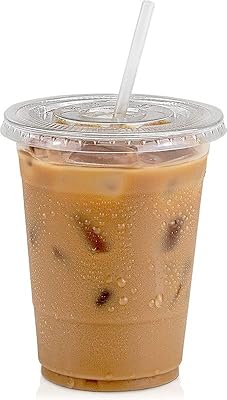 Gobelets en plastique transparent sans bpa avec couvercles plats à fentes pour boissons