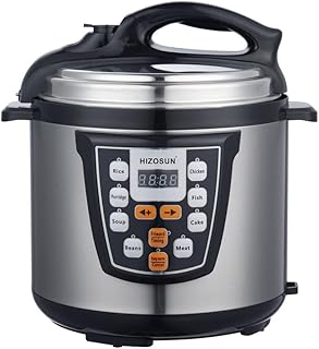 Autocuiseur électrique hizosun 8 en 1 1200 w autocuiseur l mijoteuse