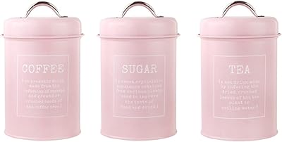 Ensemble de 3 pots de cuisine de 1 200 ml pour café, thé