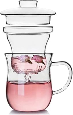 Tasse à thé en verre ling 300 ml haute résistance à la chaleur