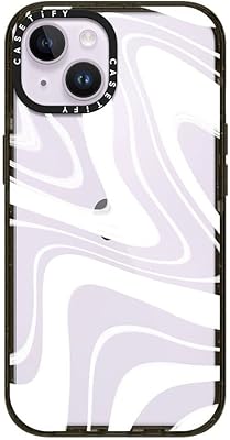 Coque de protection casity impact pour iphone 14 - motif tourbillons givrés