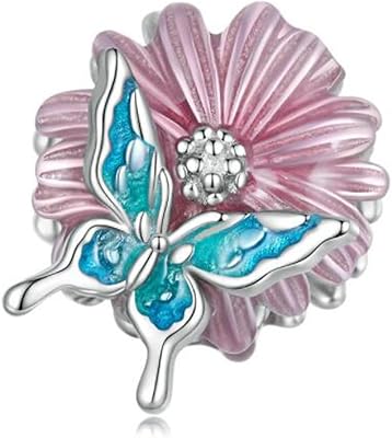 Pendentif mitsy pour femme en argent sterling 925 avec cœur d'amour, tournesol, gloire