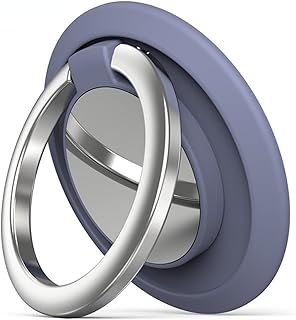 Honfumi support d'anneau de téléphone portable, support d'anneau de voiture magnétique en silicone