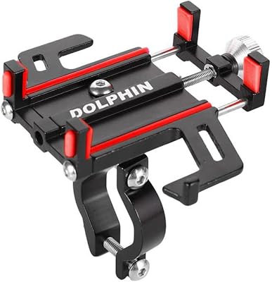 Support mobile pour guidon de moto en alliage d'aluminium dolphin, rotation à 360