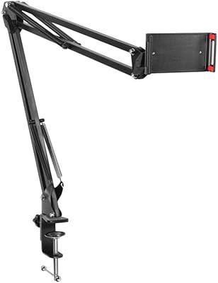 Support pour téléphones et tablettes avec bras long, support de conception universel multifonctionnel