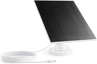 Panneau solaire 5w étanche ip anti-poussière 65v 5v usb c et port micro