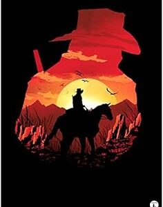 Affiche en métal du jeu vidéo rain red dead redemption par motif imprimé, multicolore, 15 x 20 cm. Toutes les catégories, tous les prix sur Diaytar