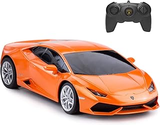 Voiture télécommandée rastar | lamborghini huracan lp610-4 à l'échelle 1:24, orange