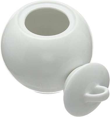 Price & kington simplicity sucrier en porcelaine avec couvercle, blanc
