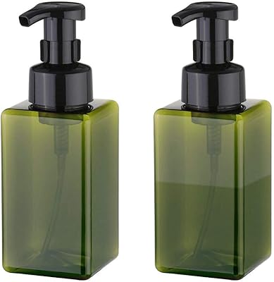 Distributeur de savon moussant alykdon bouteille en plastique rechargeable de 450 ml