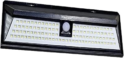 Lampe d'éclairage solaire de jardin, 90 led, panneau solaire intégré