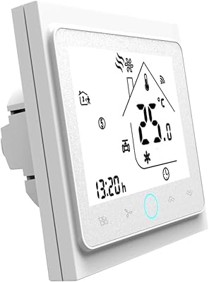 Thermostat numérique intelligent morelian avec deux tubes sonores, contrôleur de température programmable