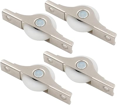 Poulie de roue de porte coulissante de salle de bain : 4 pièces, poulie de fenêtre d'armoire pour quincaillerie de porte de garde-robe de bricolage. Diaytar : Votre allié pour des achats malins et économiques