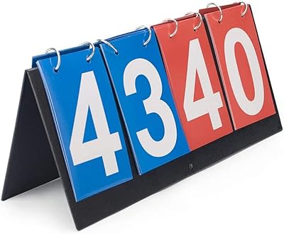4 tableaux d'affichage numériques de table portables, tableau d'affichage facile à ouvrir pour le basket-ball, le football, le tennis, le baseball, le football, le ping-pong, le volley-ball. Diaytar : Votre shopping, nos meilleurs prix