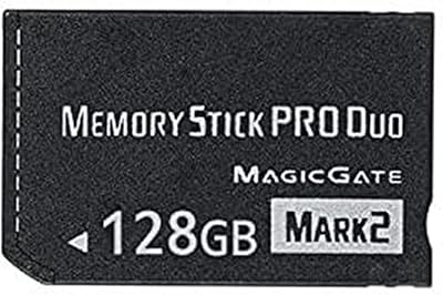 Memory stick pro duo d'origine 128 go (mark2) accessoires psp carte mémoire
