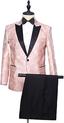 Costume fluenim pour hommes, col châle, costume de marié deux pièces, robe