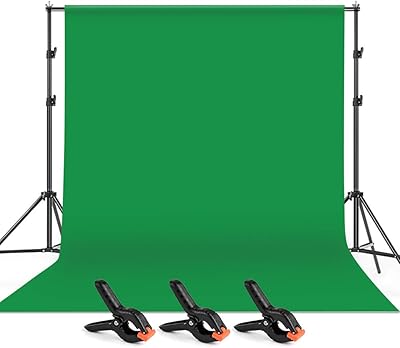 Andoer vert 66 x 10 pieds ensemble de supports de fond de photographie