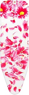 Housse de table à repasser brabantia santini rose, mousse 4 mm d'épaisseur, l124