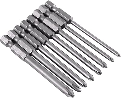 Yakamoz 8 pièces 1/4 pouce tige hexagonale magnétique croix phillips jeu de tournevis