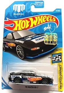 Mazda rx-7 mad mike '95 hot wheels moulé sous pression - hw speed