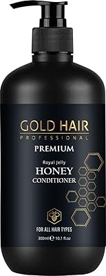 Après-shampooing gold hair professional gelée royale au miel | cheveux nourrissants et réparateurs
