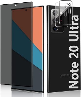 Protecteur d'écran de confidentialité pour samsung note 20 ultra