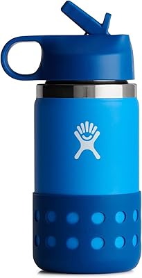 Couvercle avec paille à large ouverture hydro flask kids, 12 oz