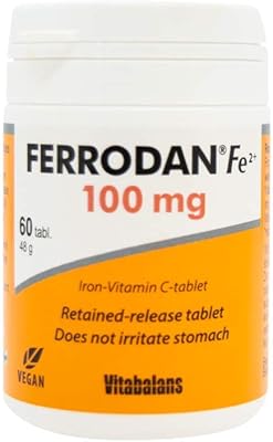 Vitabalans ferodan fe 2+ 100 mg de bisglycinate de fer et de vitamine