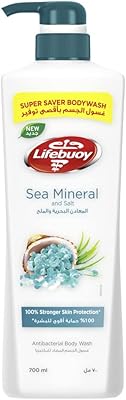 Gel douche et nettoyant pour le corps antibactérien c-mineral avec une protection 100%