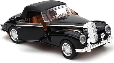 Toyvian modèle de voiture vintage en alliage métallique moulé sous pression, mini voiture