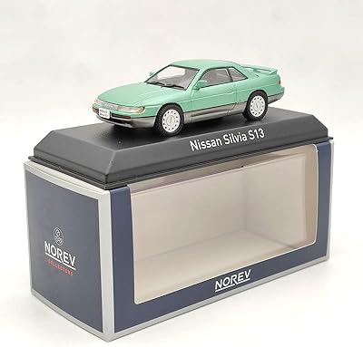 Norev n~san silvia s13 1988 vert clair métallisé modèles moulés sous pression voiture