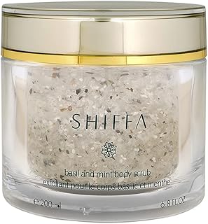 Gommage corporel au basilic shiva et à la menthe avec sels curatifs