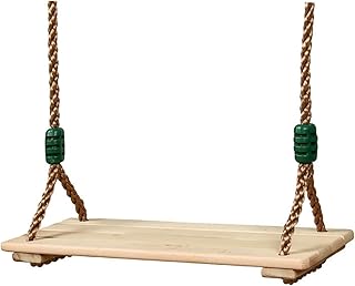 Yifei2013-shop balançoire en bois balançoire pour enfants adultes de jardin extérieure quatre planches