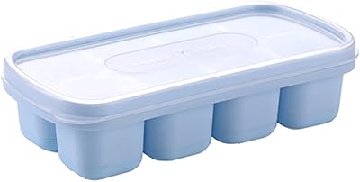 Bac à glaçons avec couvercle, 8 bacs à glaçons, bac à glaçons