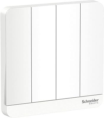 Schneider electric e8334l1_we avataron blanc interrupteur à panneau unidirectionnel 4