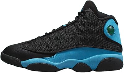 Chaussures jordan 13 retro black university pour homme, bleu, noir, bleu université