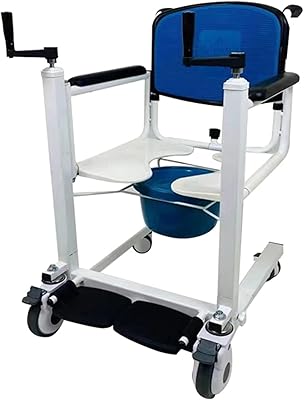 Machine de transport de patients en libre-service, siège de toilette pour fauteuil roulant, transport à domicile pour personnes âgées, conception divisée à 180 degrés avec bassin de lit. Diaytar Sénégal : Innovation, diversité et accessibilité