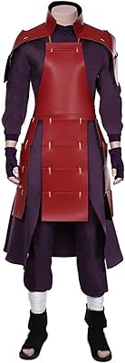 Costume de cosplay madara uchiha, ensemble haut et pantalon, ensemble de carnaval d'halloween