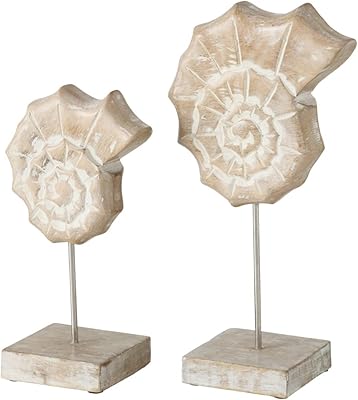 Whole house worlds lot de 2 sculptures modernistes en forme