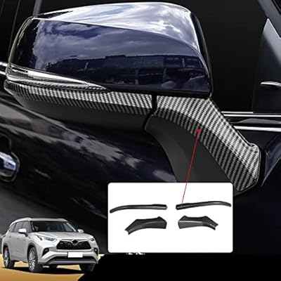 4 pièces housse de protection de rétroviseur arrière pour toyota highlander 2020