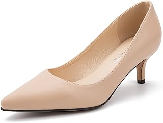 Chaussures à talons pointus inilog pour femmes, chaussures en daim pour les fêtes