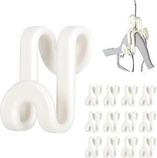 Crochets de connecteur de cintre clips d'extension crochets de suspension en cascade accessoires
