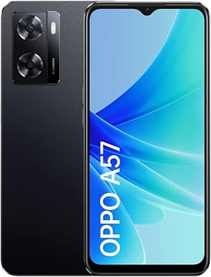 Smartphone oppo a57, mediatek mt6765, écran 6,55 pouces hd + 60 hz, double