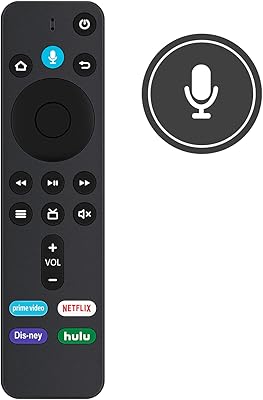 Télécommande vocale de remplacement alemite p4c6en pour amazon fire tv stick 4k, 4k