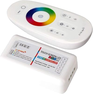 Bande lumineuse led rvb à télécommande diamantée, bande lumineuse led rvb sans fil